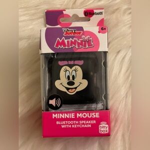 Bitty Boomers DISNEY MINNIE MOUSE Bluetooth Speaker with Keychain - New